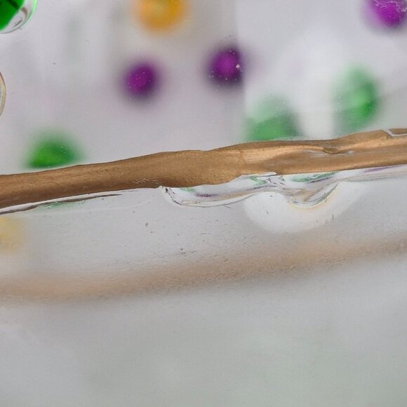 Vintage Handblown Glass Painted Finial Ornaments  Lot of 6 - Picture 13 of 15